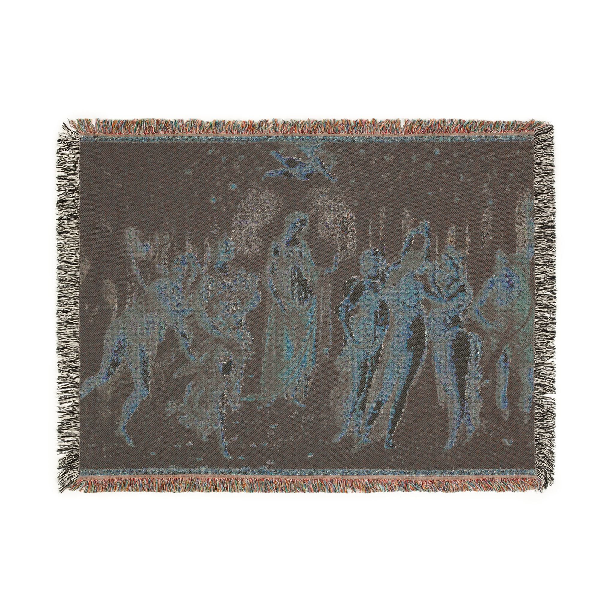 Sandro Botticelli - La Primavera - Google Art Project | Woven Tapestry Blanket