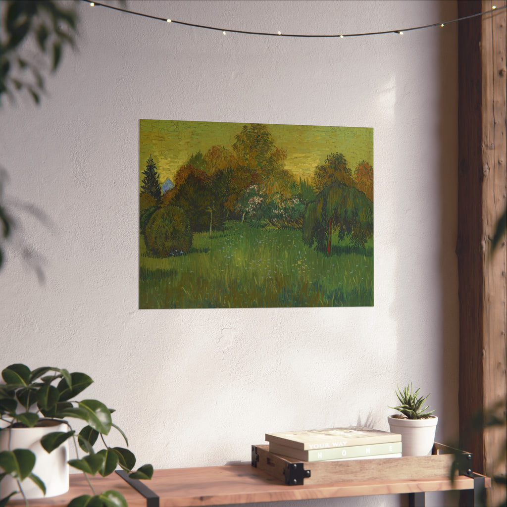 Vincent van Gogh - The Poet's Garden | Fine Art Poster