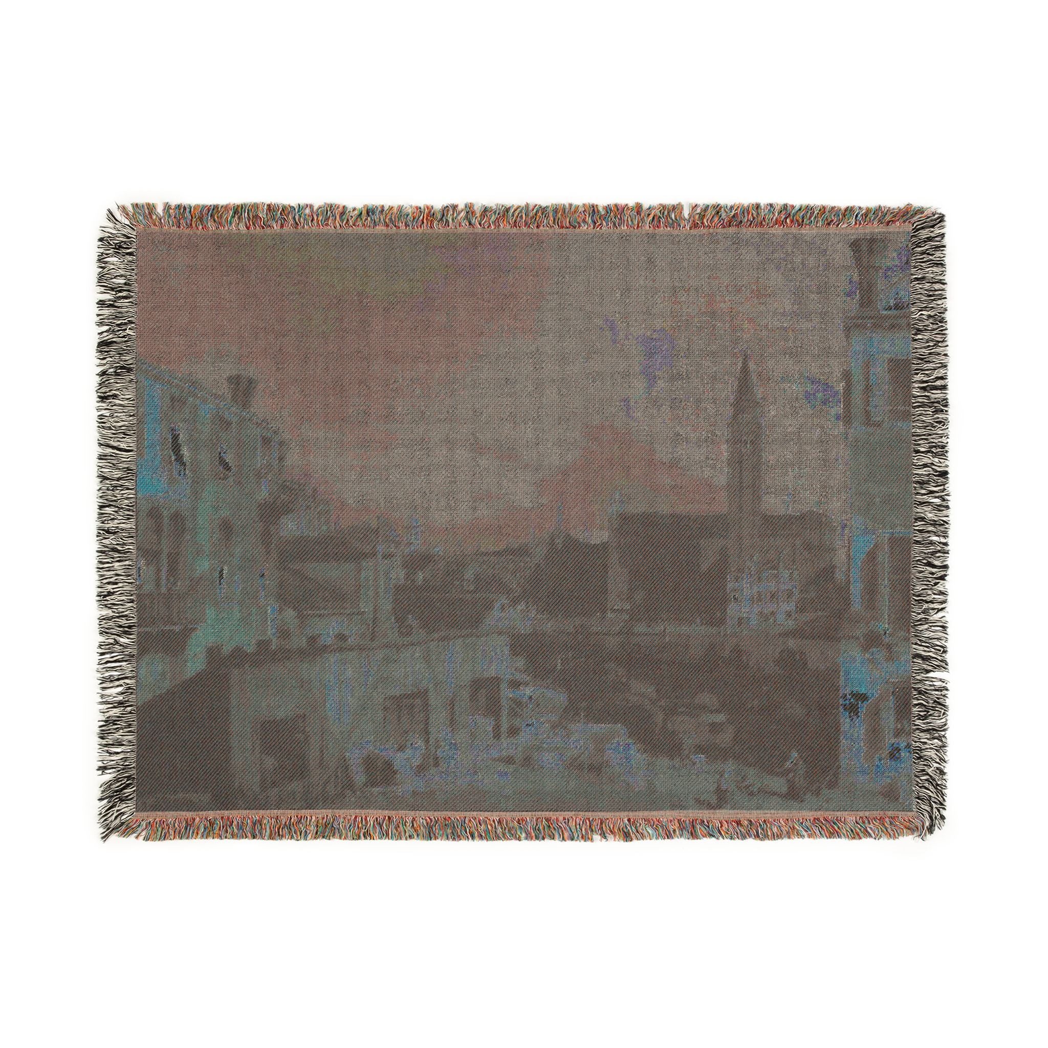 Canaletto - The Stonemason's Yard | Woven Tapestry Blanket