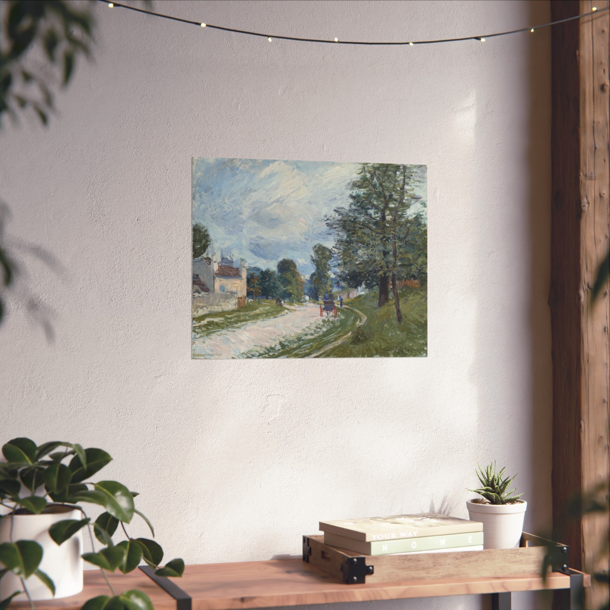 Alfred Sisley - A Turn in the Road | Fine Art Poster