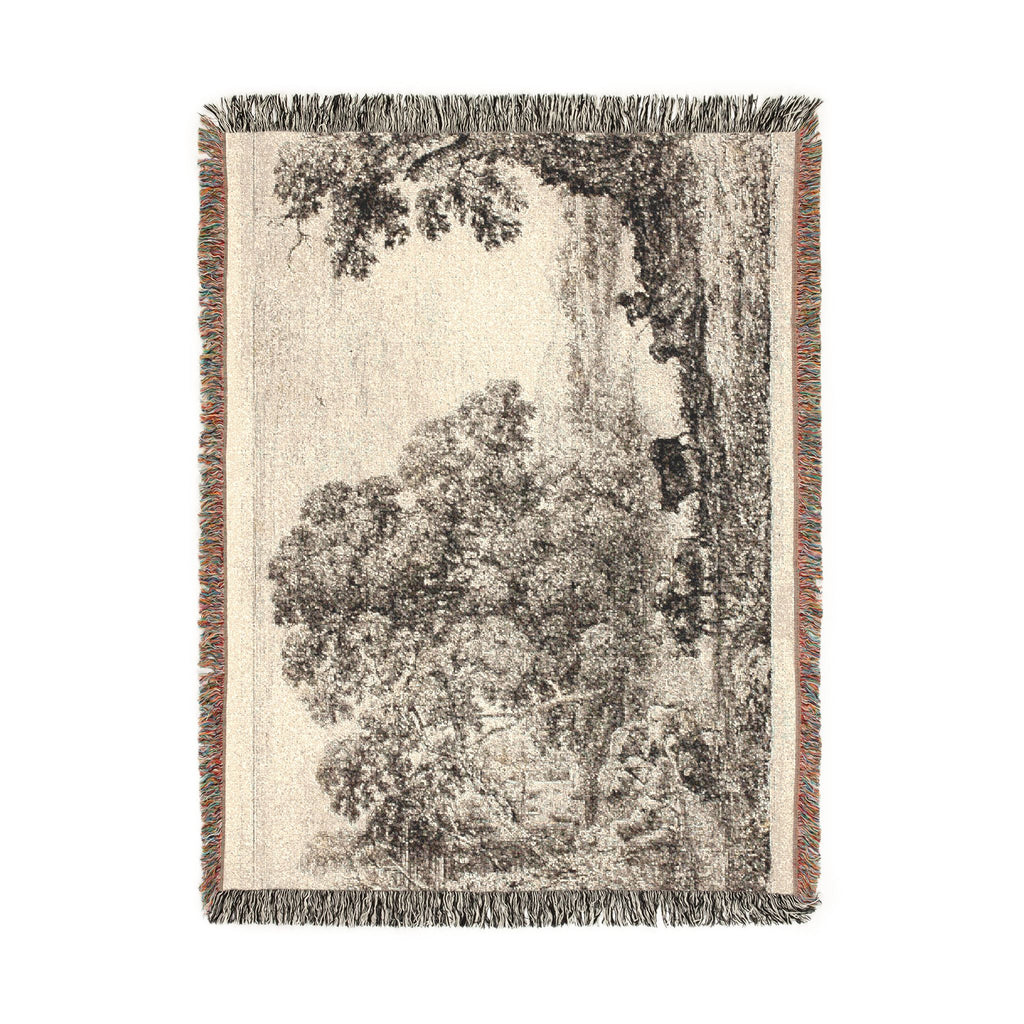 Claude Lorrain - The Cowherd | Woven Tapestry Blanket