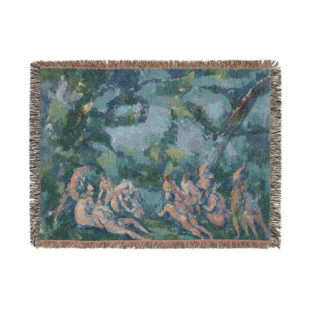 Paul Cezanne - The Bathers | Woven Tapestry Blanket
