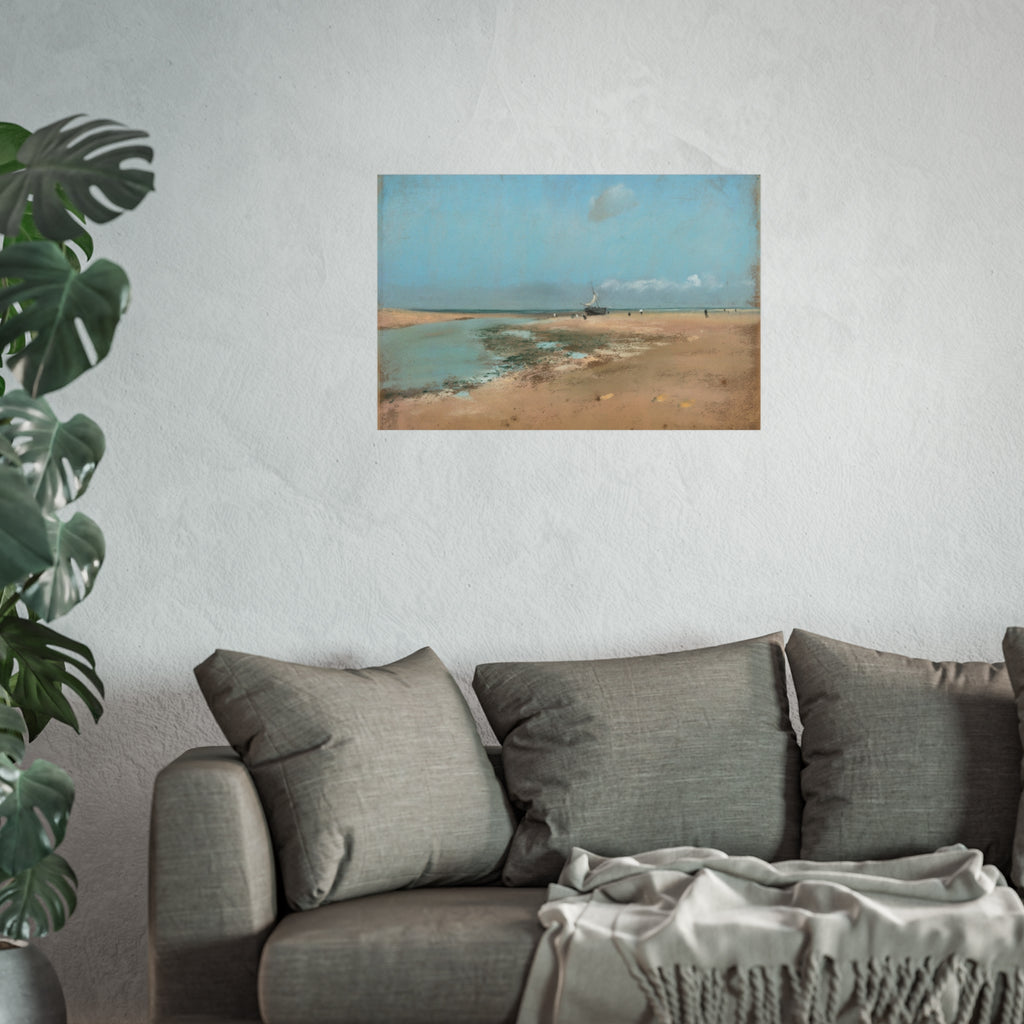 Hilaire Germain Edgar Degas - Beach at Low Tide (Mouth of the River) | Fine Art Poster