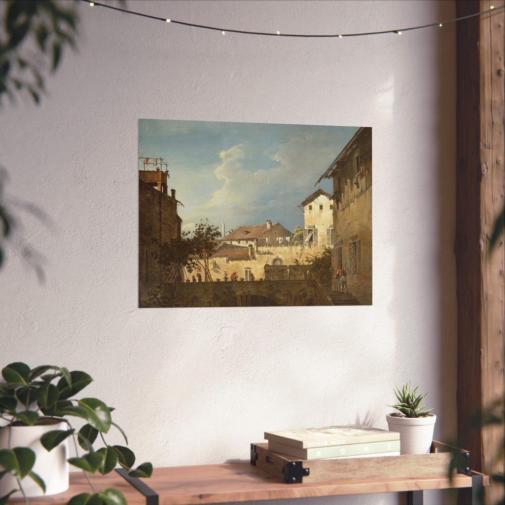 Follower of Canaletto - The Terrace | Fine Art Poster