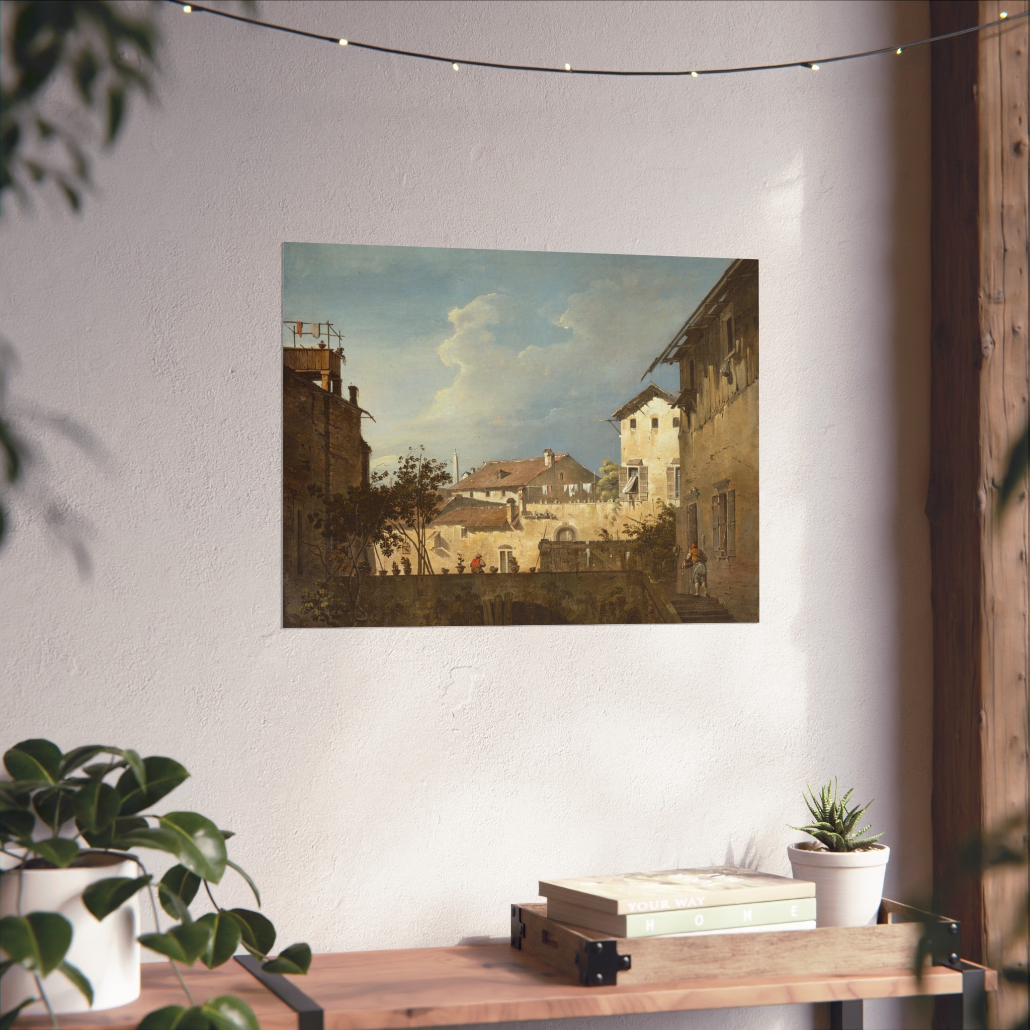 Follower of Canaletto - The Terrace | Fine Art Poster