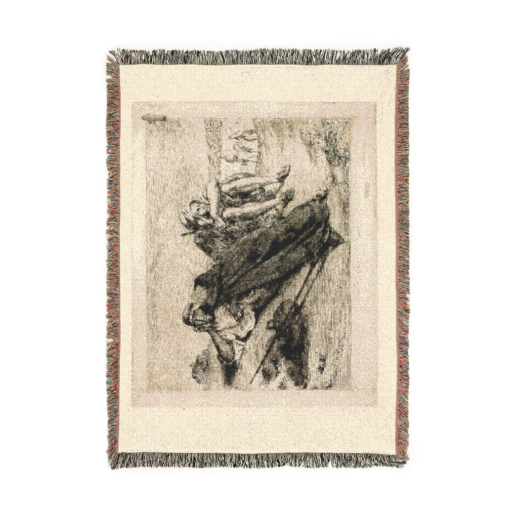 Eugène Delacroix - Arabs of Oran | Woven Tapestry Blanket