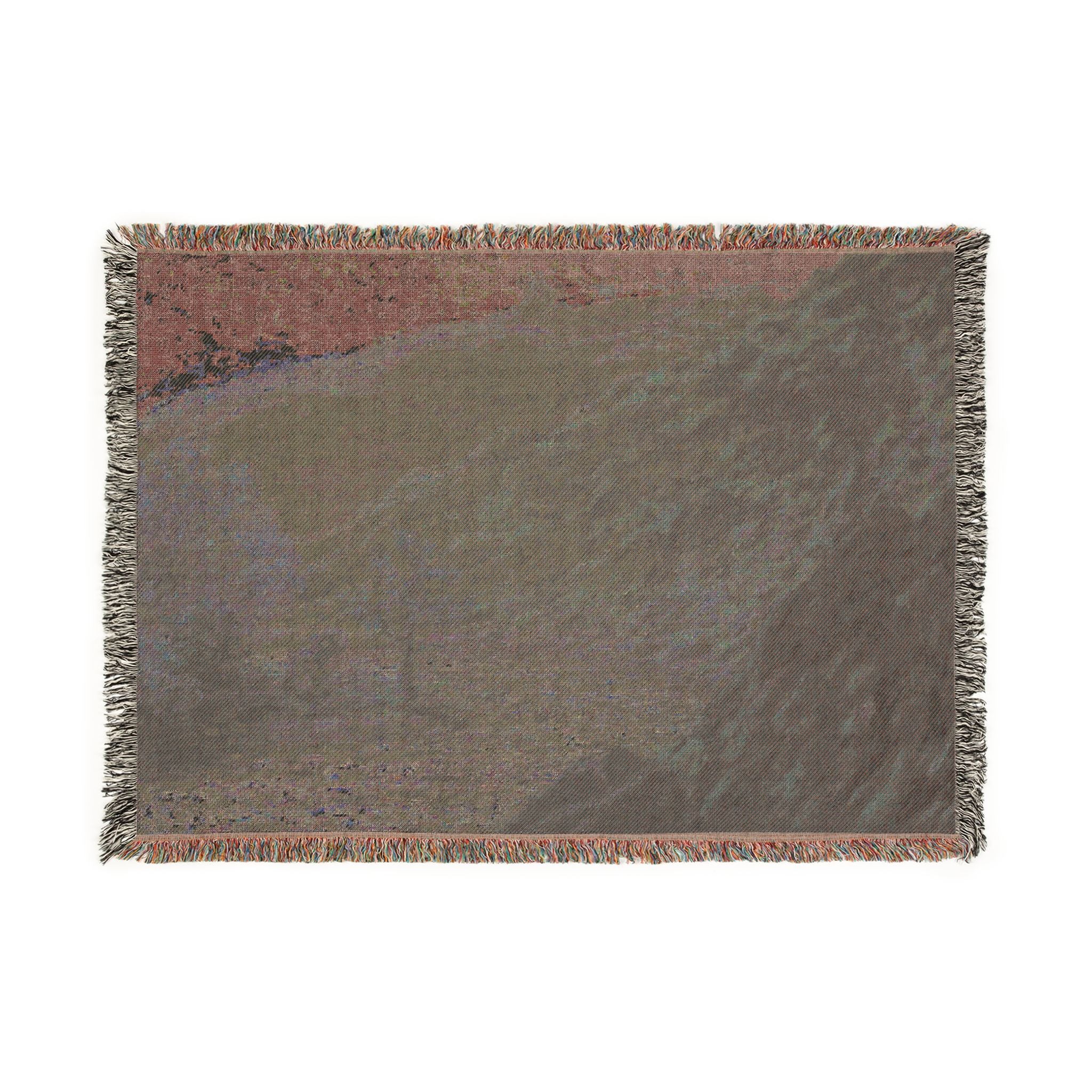 Claude Monet - The Petite Creuse River | Woven Tapestry Blanket