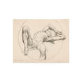 John Singer Sargent - Bound Man (recto); Sketch of Bound Man (verso) | Fine Art Poster