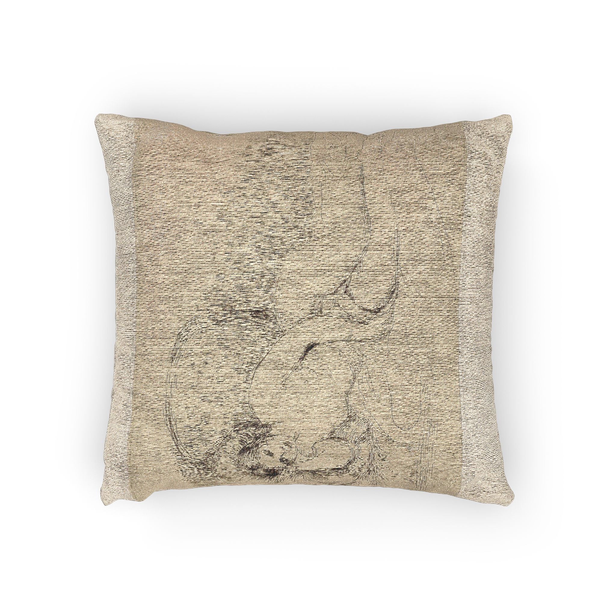 Pierre-Auguste Renoir - Woman Reclining, to the Left | Woven Pillow