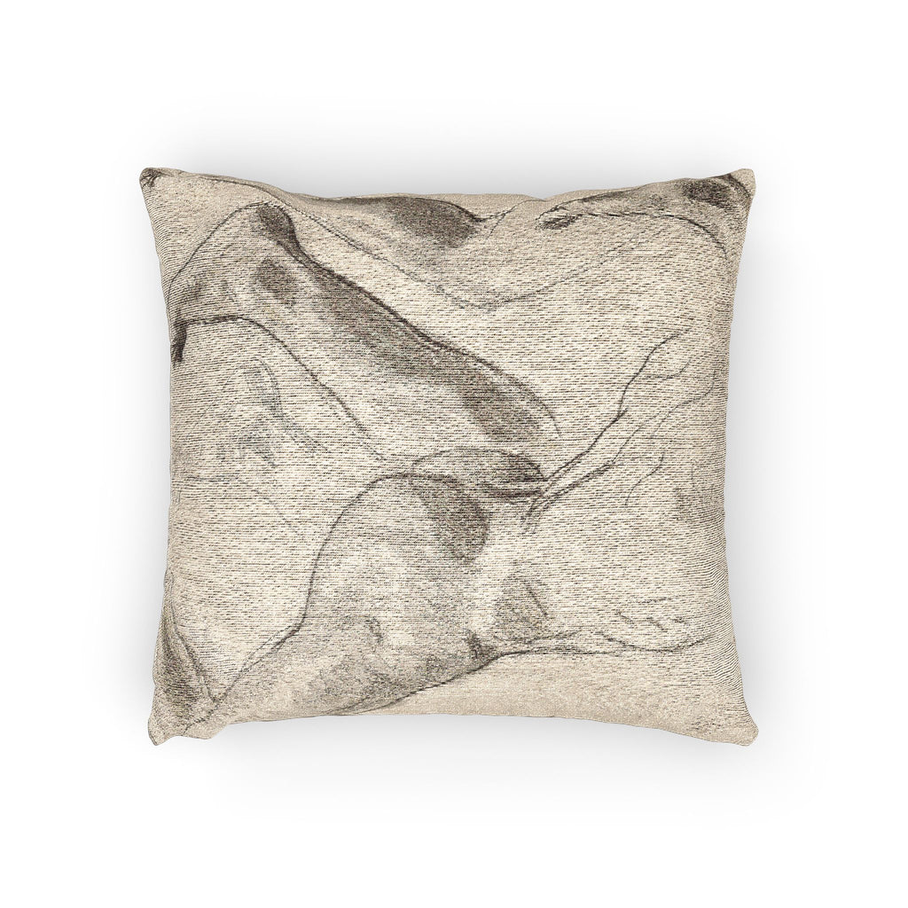 John Singer Sargent - Sketches of Legs and Feet | Woven Pillow