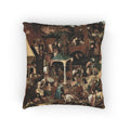 Pieter Brueghel the Elder - The Dutch Proverbs - Google Art Project | Woven Pillow