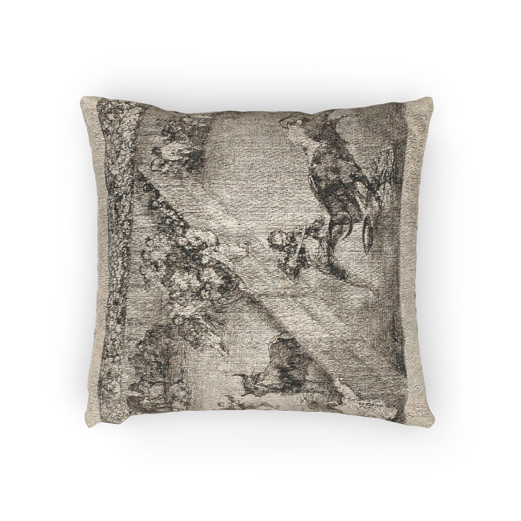 Francisco José de Goya y Lucientes - Bullfight in a divided ring, from The Bulls of Bordeaux | Woven Pillow