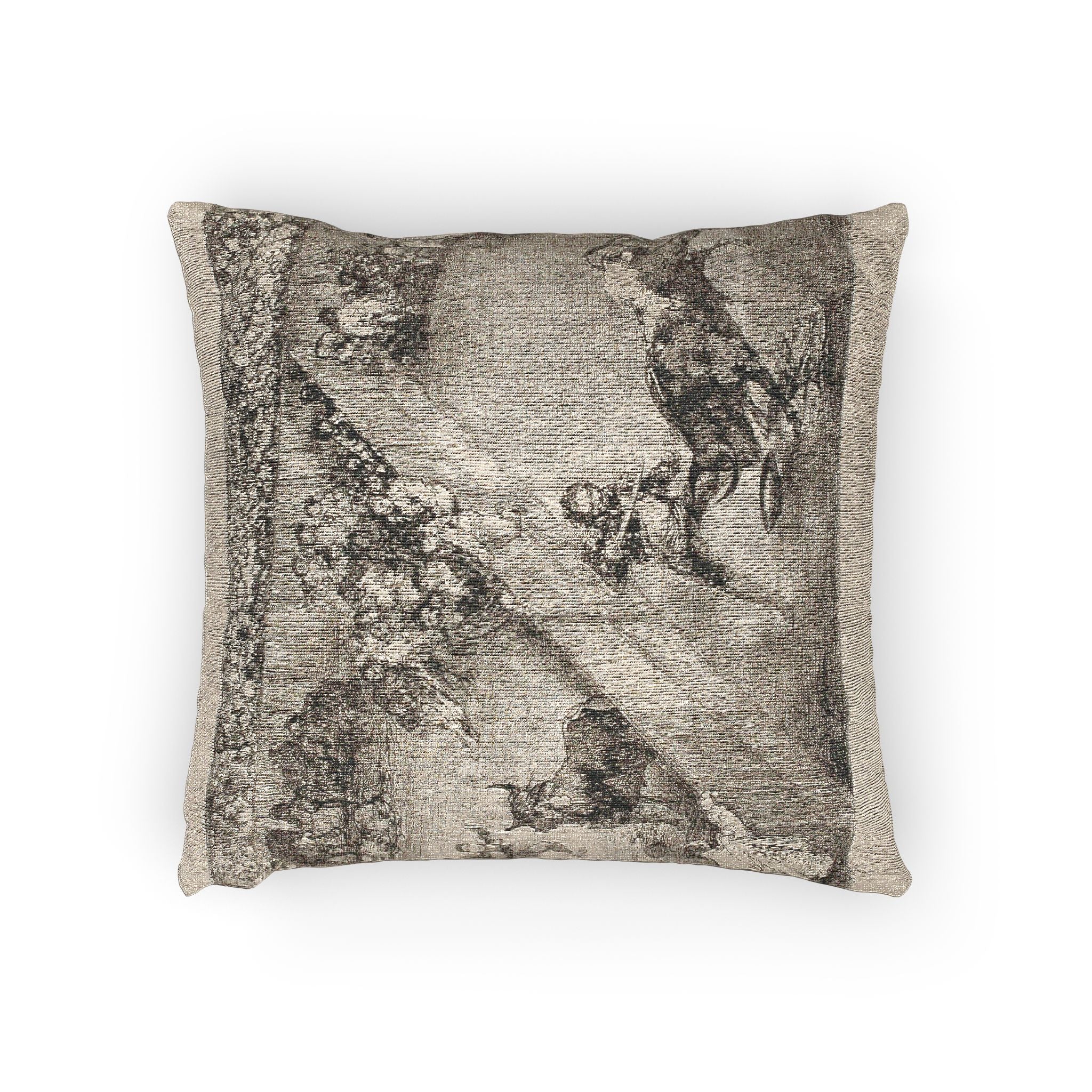 Francisco José de Goya y Lucientes - Bullfight in a divided ring, from The Bulls of Bordeaux | Woven Pillow