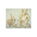 Giovanni Battista Tiepolo - Punchinellos Cooking and Tasting Gnocchi (Punchinellos' Repast) | Fine Art Poster