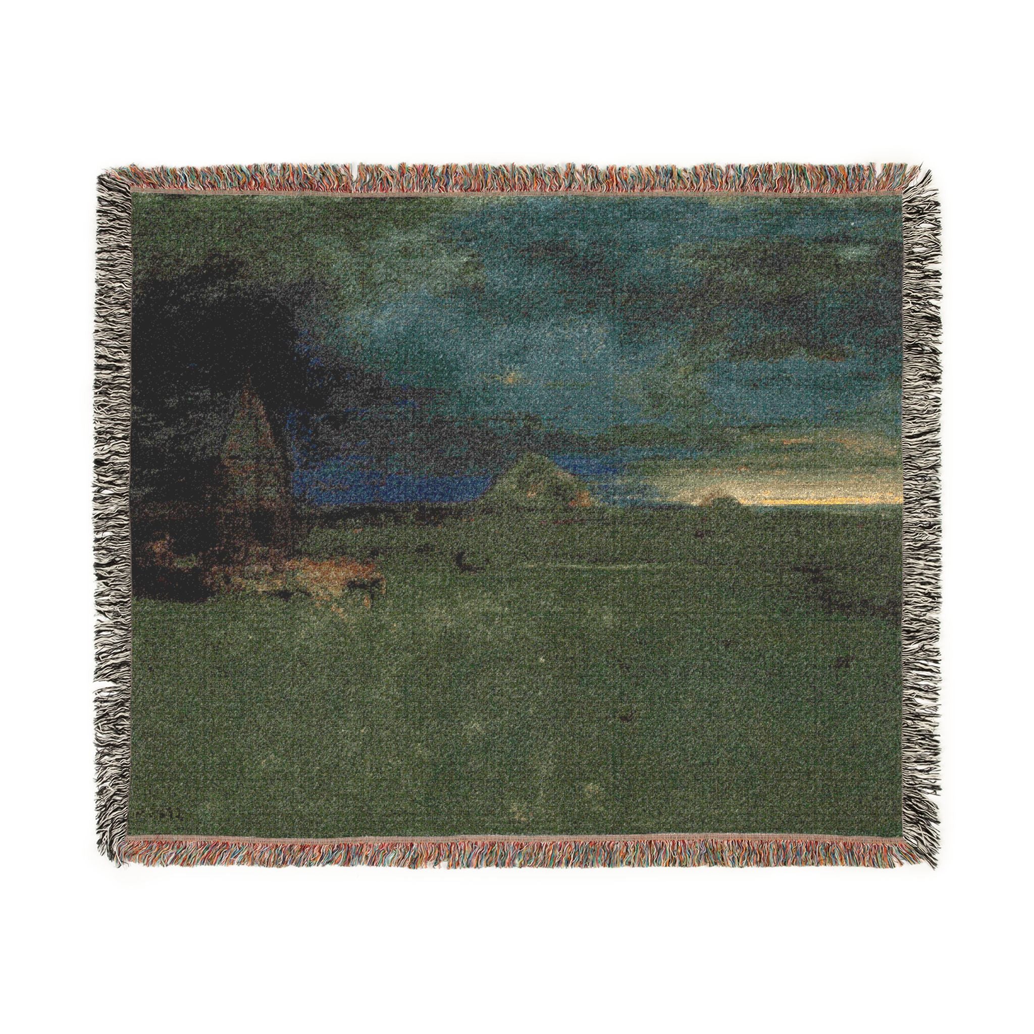 The Lonely Farm, Nantucket George Inness Tapestry Blanket
