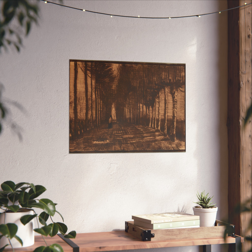 Vincent van Gogh - Avenue of Pollard Birches and Poplars | Fine Art Poster