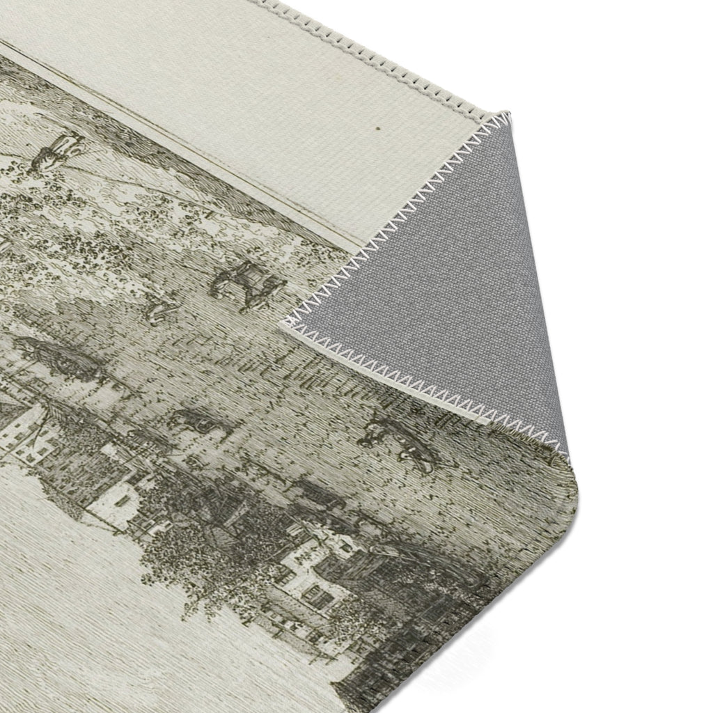 Canaletto - Al Dolo, from Vedute | Area Rug