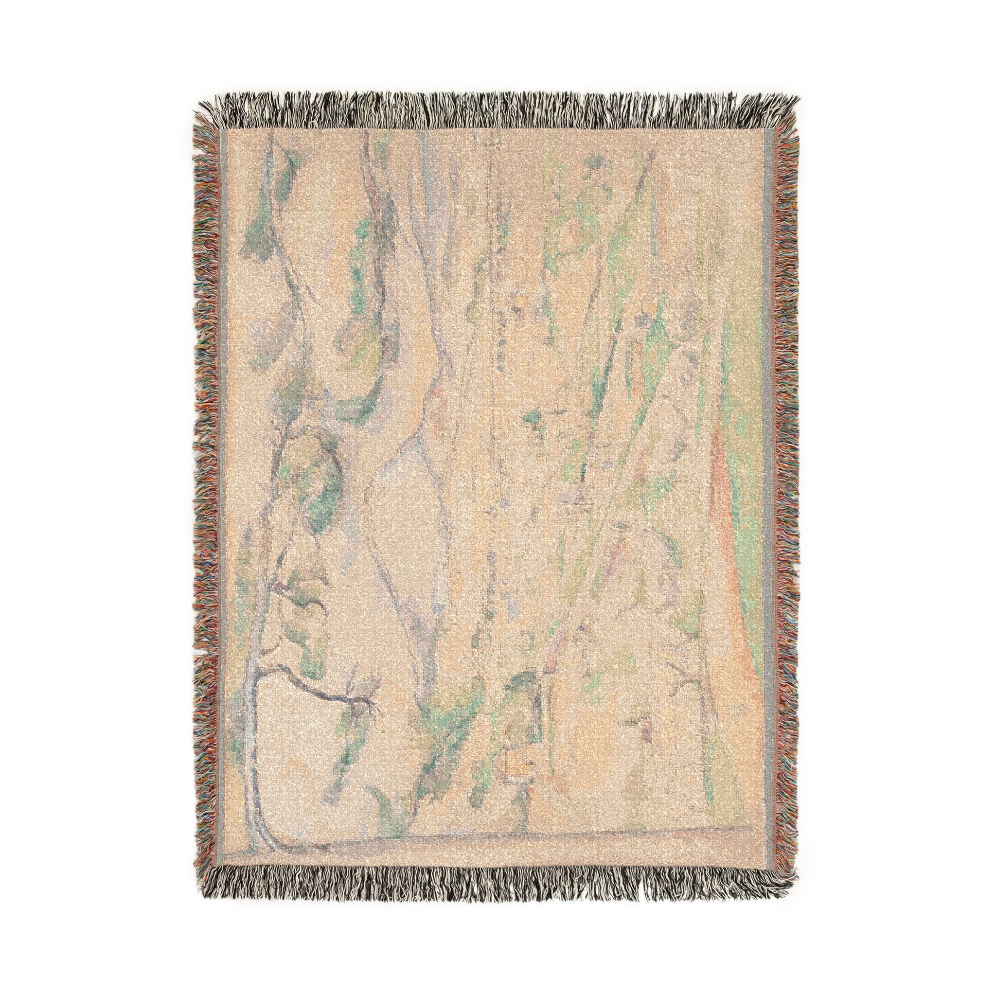Paul Cezanne - Montagne Sainte-Victoire (The Arc Valley) | Woven Tapestry Blanket