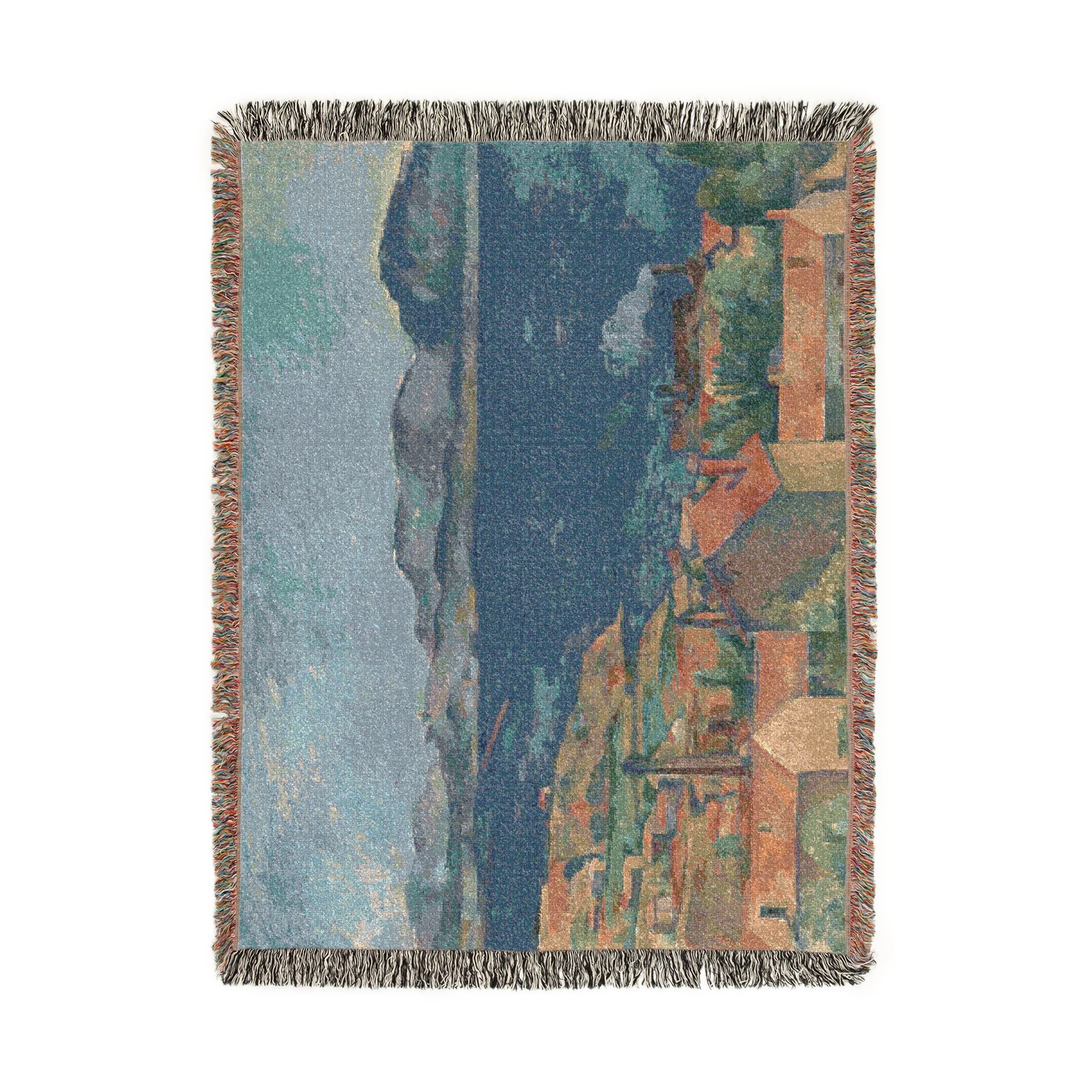 Paul Cezanne - The Bay of Marseille, Seen from L'Estaque | Woven Tapestry Blanket