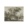 Claude Lorrain - Coast Scene with an Artist Drawing | Fine Art Poster