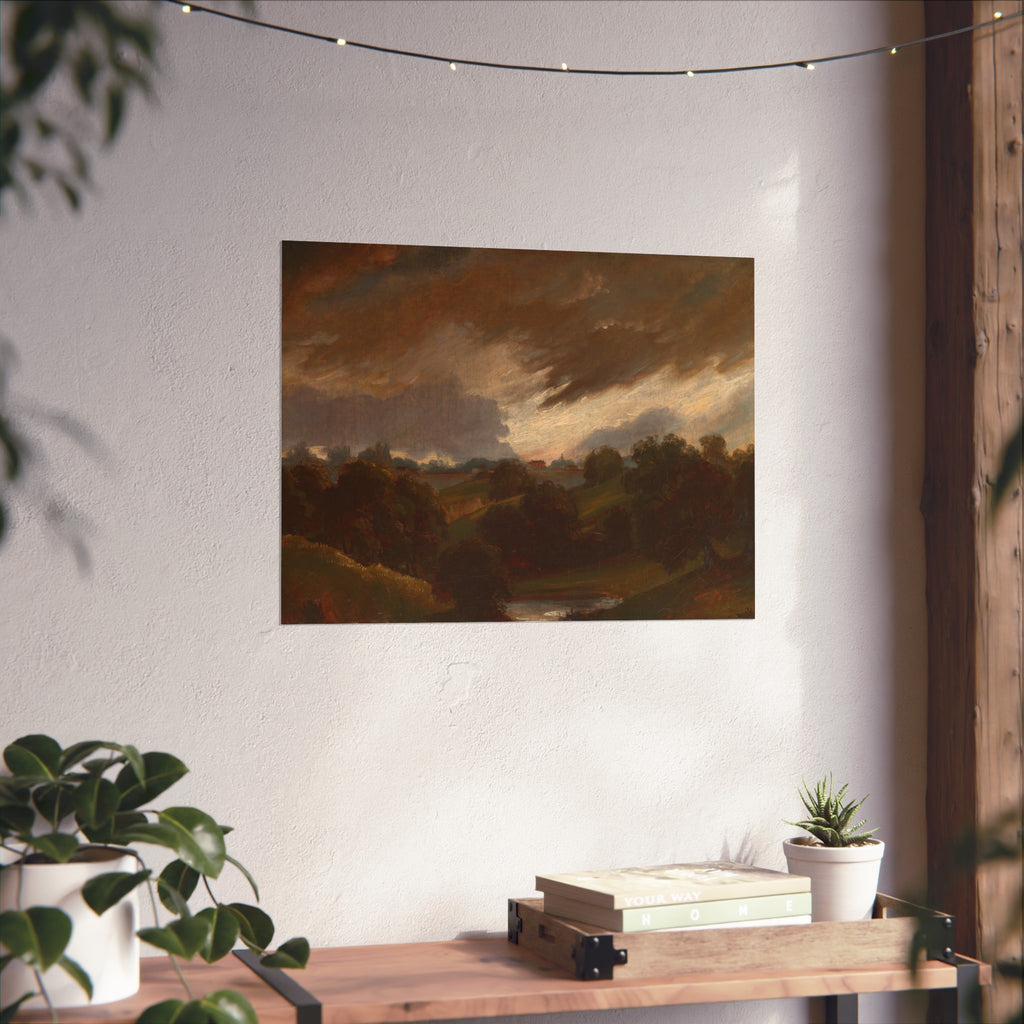 Style of John Constable - Hampstead, Stormy Sky | Fine Art Poster