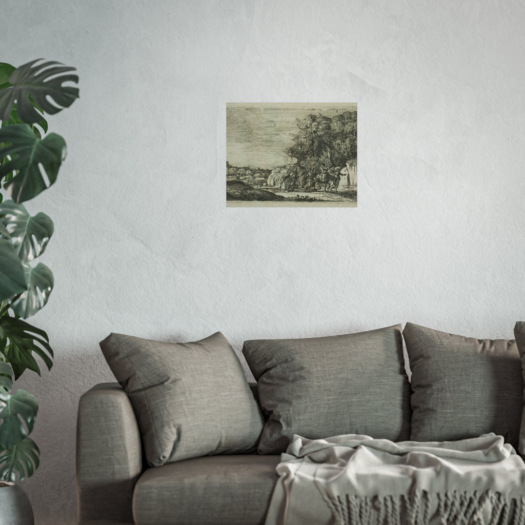 Claude Lorrain - The Flight into Egypt | Fine Art Poster