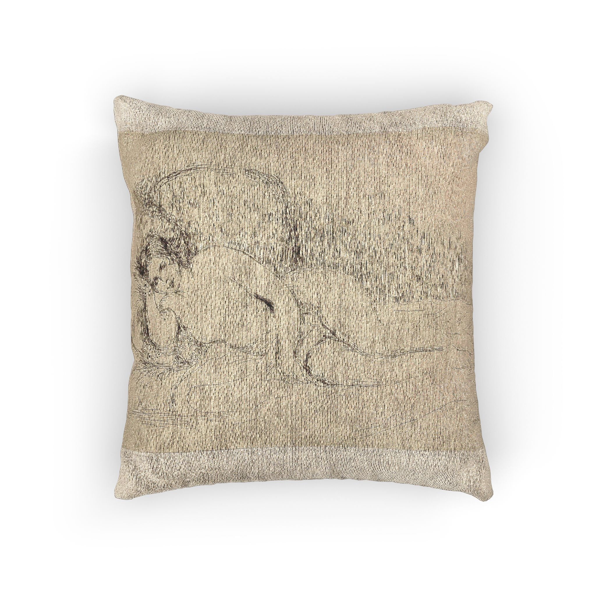 Pierre-Auguste Renoir - Woman Reclining, to the Left | Woven Pillow
