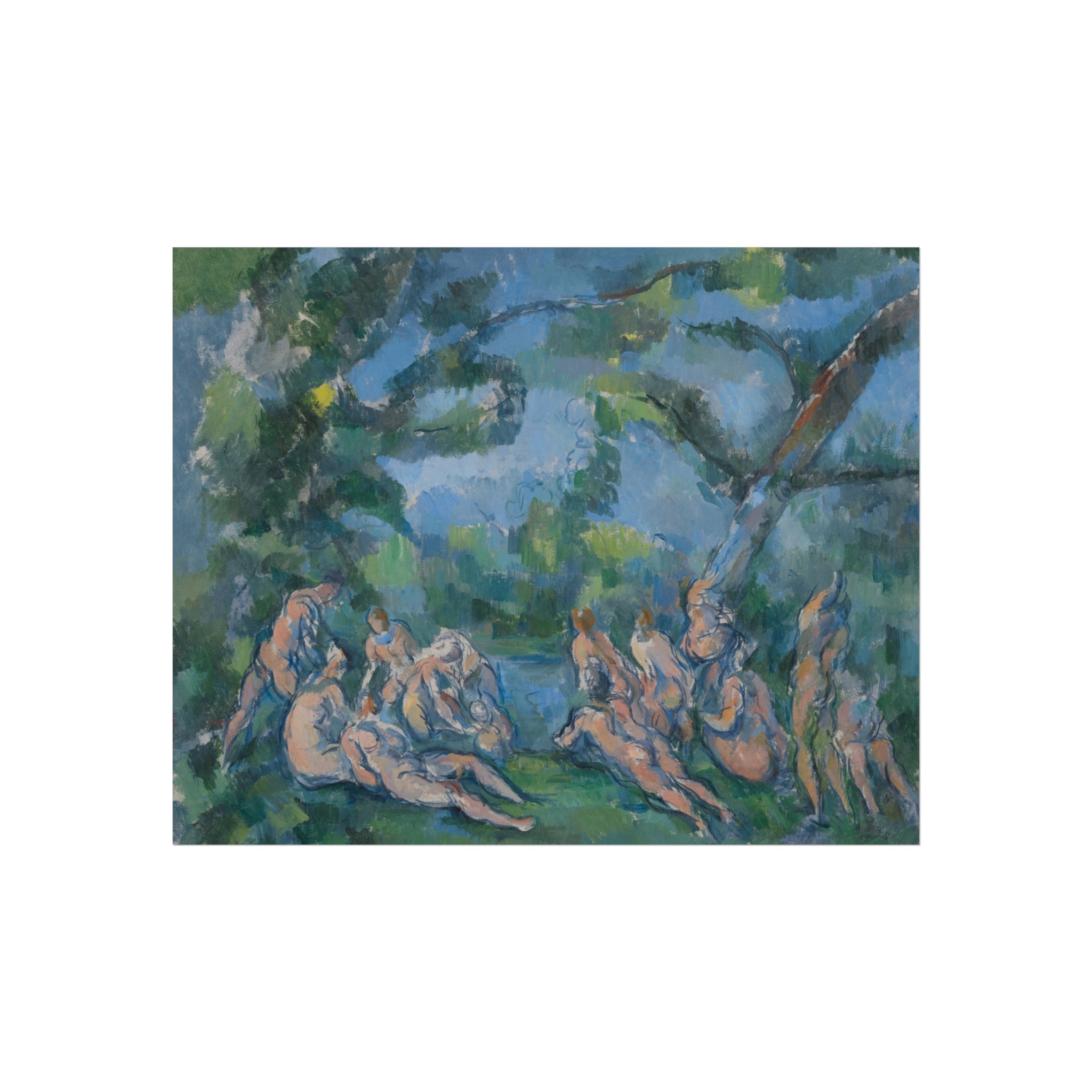 The Bathers Paul Cézanne Fine Art Poster