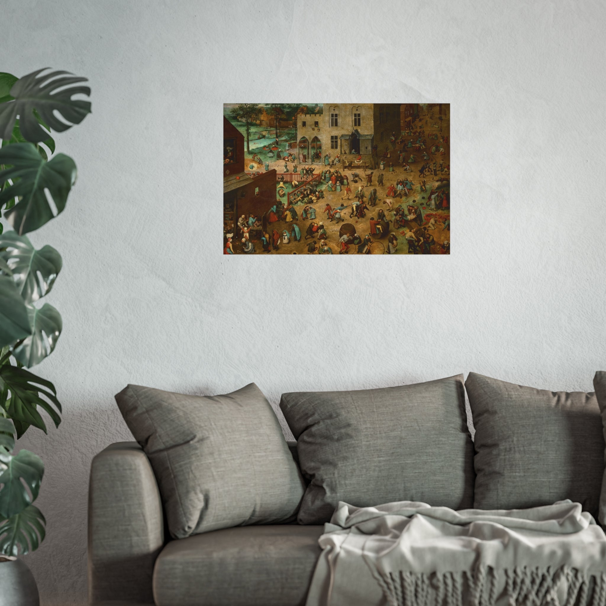 Pieter Bruegel the Elder - Children’s Games - Google Art Project | Fine Art Poster