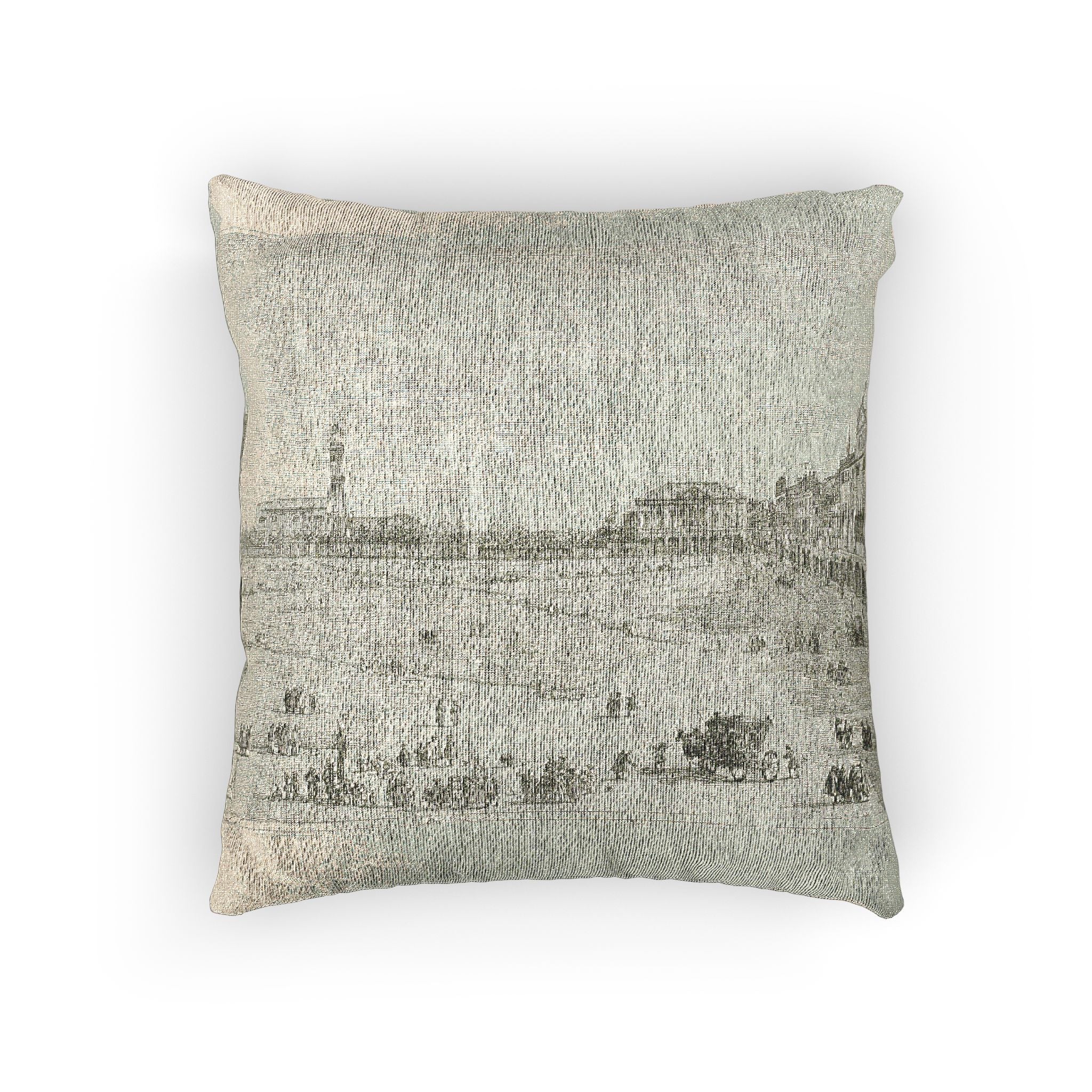 Canaletto - Prà della Valle, from Vedute | Woven Pillow