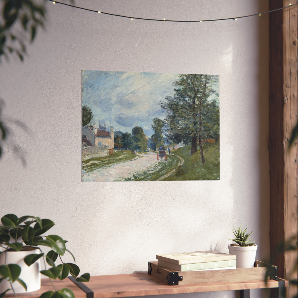 Alfred Sisley - A Turn in the Road | Fine Art Poster