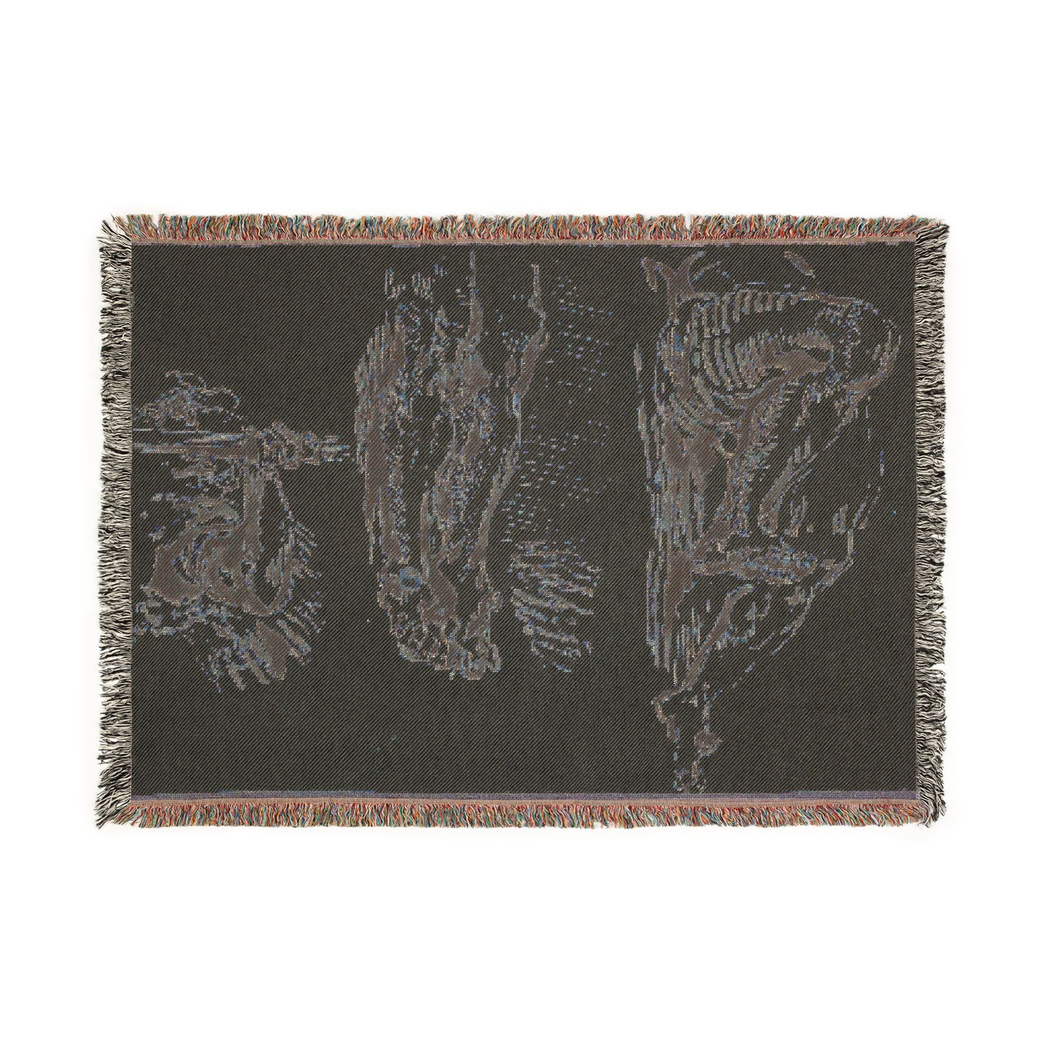 Eugène Delacroix - Study of Arms and Legs of Christ Crucified | Woven Tapestry Blanket
