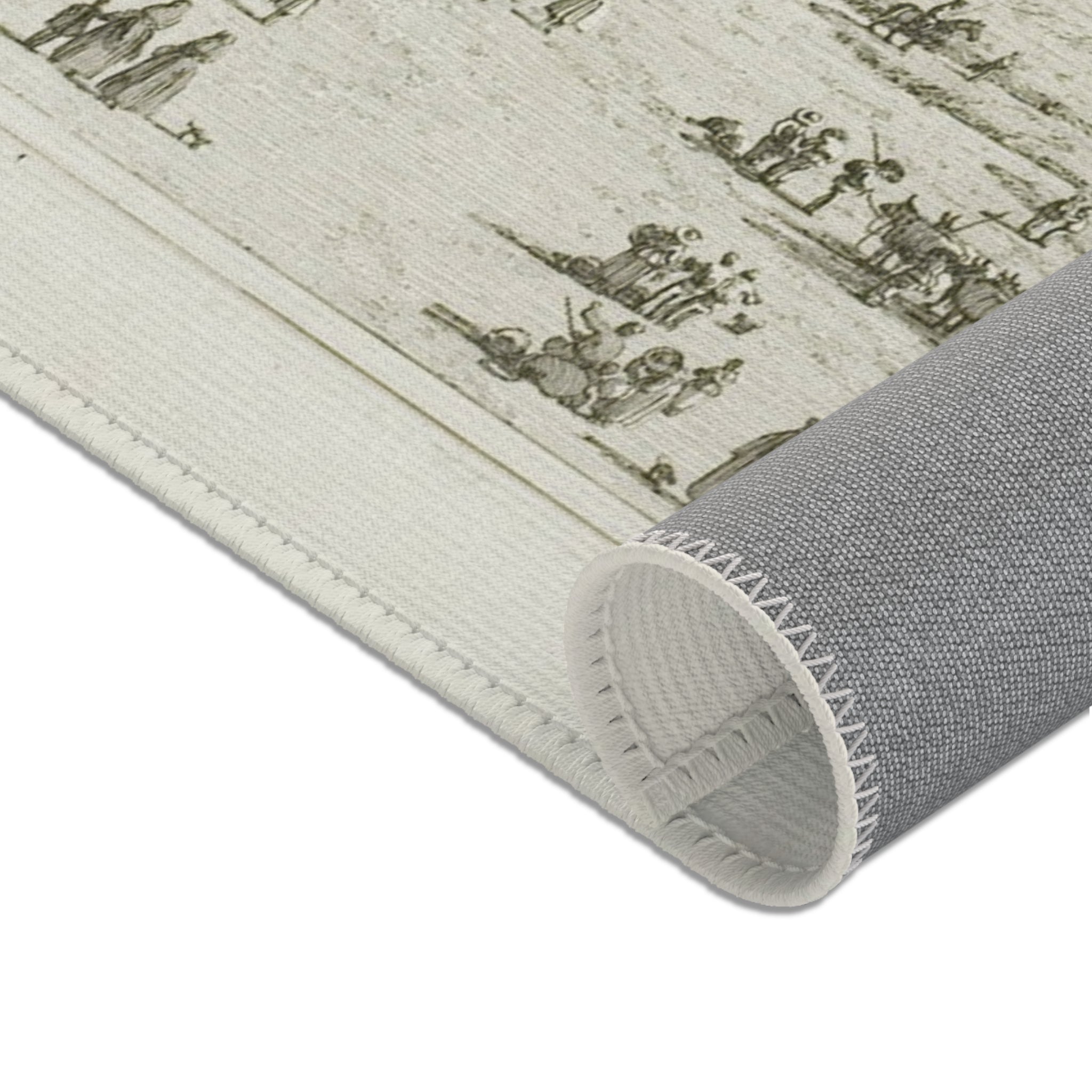 Canaletto - S. Giustina in prà della Vale, from Vedute | Area Rug