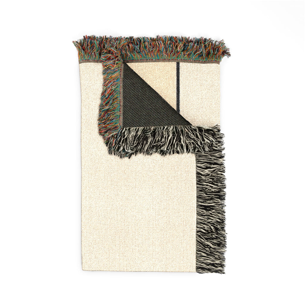 Quiet Throw — Warm White · Oat · Ink