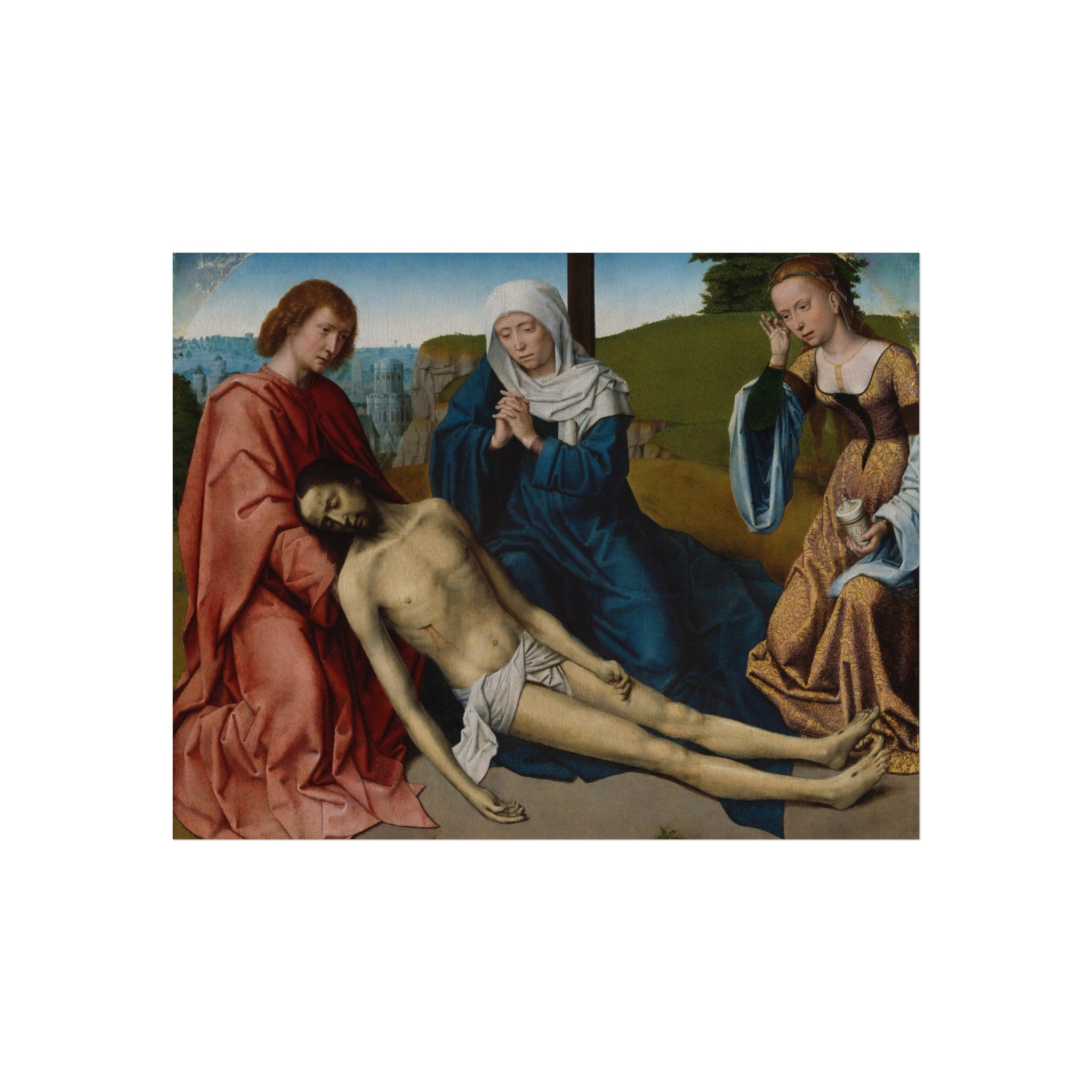 Gerard David - Lamentation over the Body of Christ | Fine Art Poster