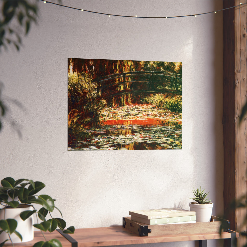 Claude Monet - Water Lily Pond | Fine Art Poster