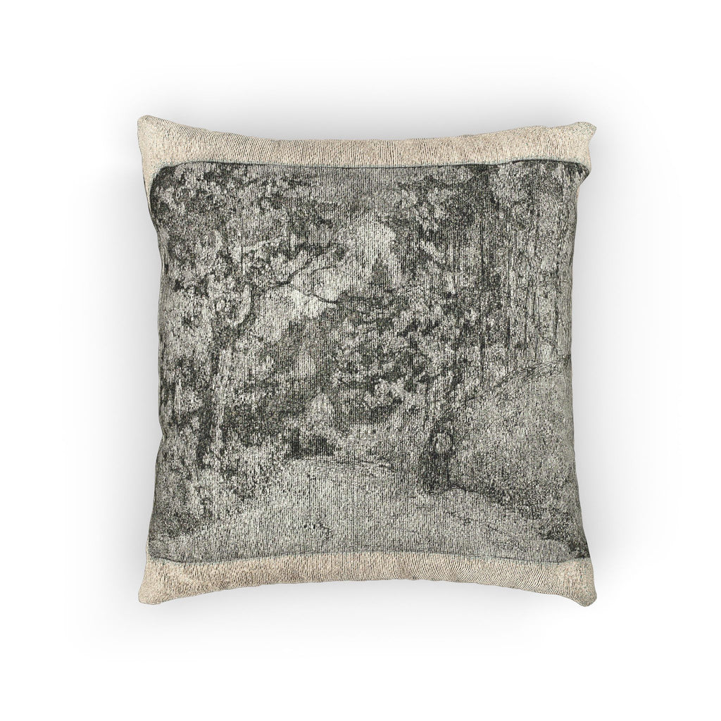 Camille Pissarro - Wooded Lane at Pontoise | Woven Pillow