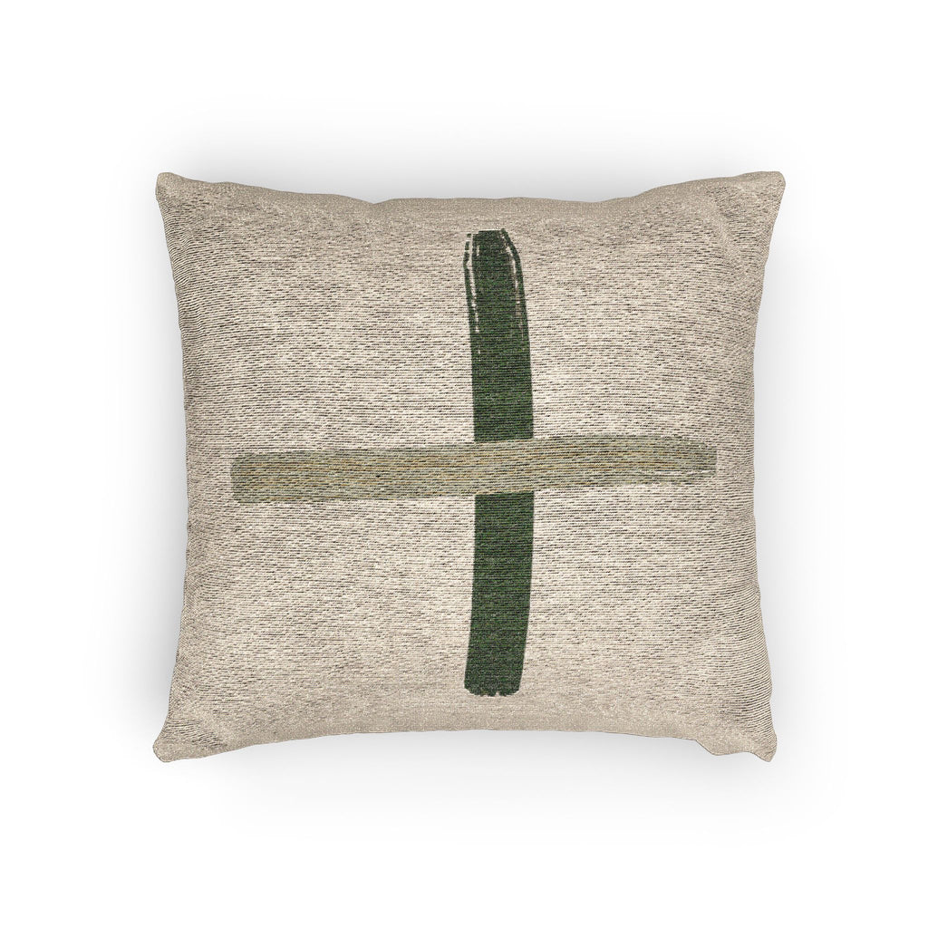 Grove Crossed Strokes Woven Pillow