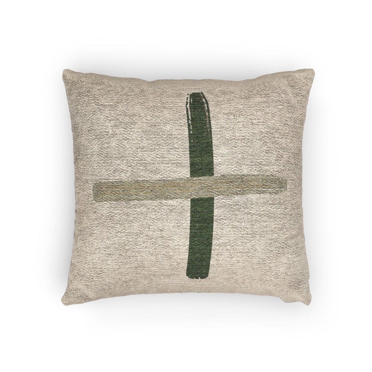 Grove Crossed Strokes Woven Pillow
