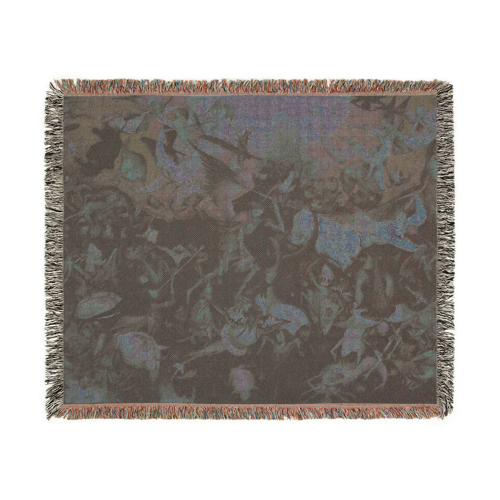Pieter Bruegel the Elder - The Fall of the Rebel Angels - Google Art Project | Woven Tapestry Blanket