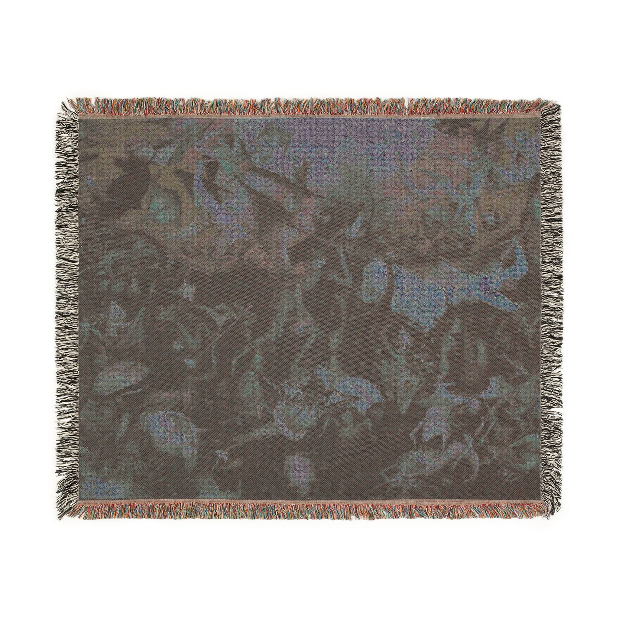 Pieter Bruegel the Elder - The Fall of the Rebel Angels - Google Art Project | Woven Tapestry Blanket