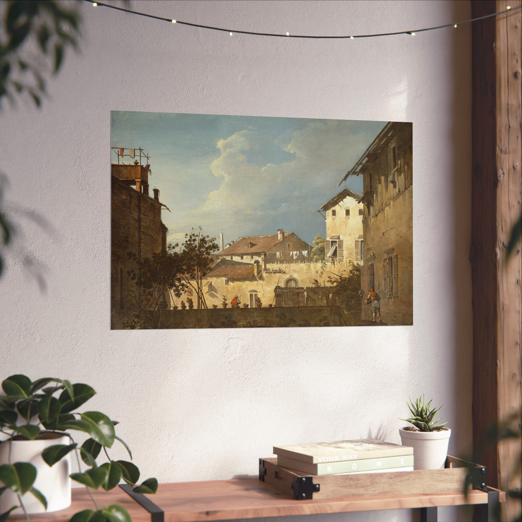 Follower of Canaletto - The Terrace | Fine Art Poster