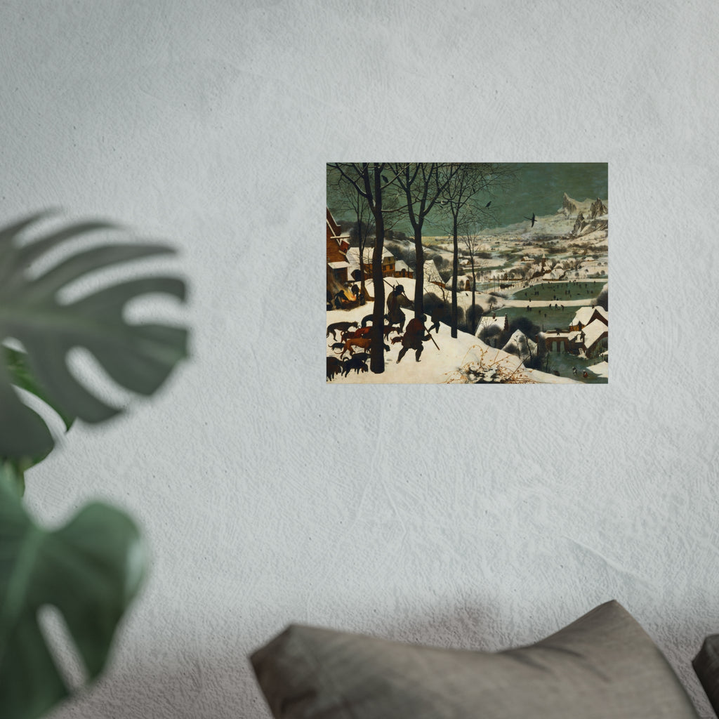 Pieter Bruegel the Elder - Hunters in the Snow (Winter) - Google Art Project | Fine Art Poster