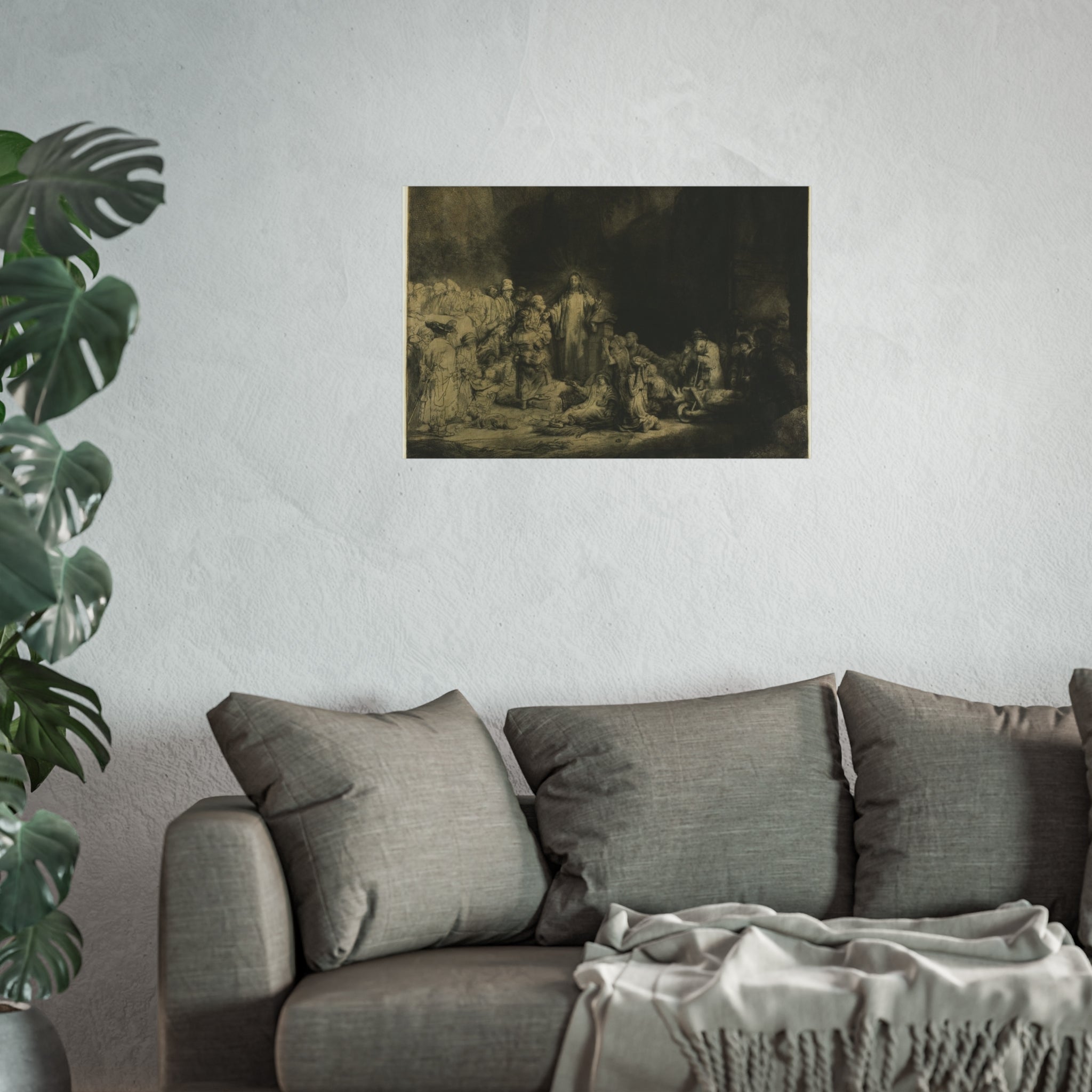 Rembrandt van Rijn - The Hundred Guilder Print | Fine Art Poster