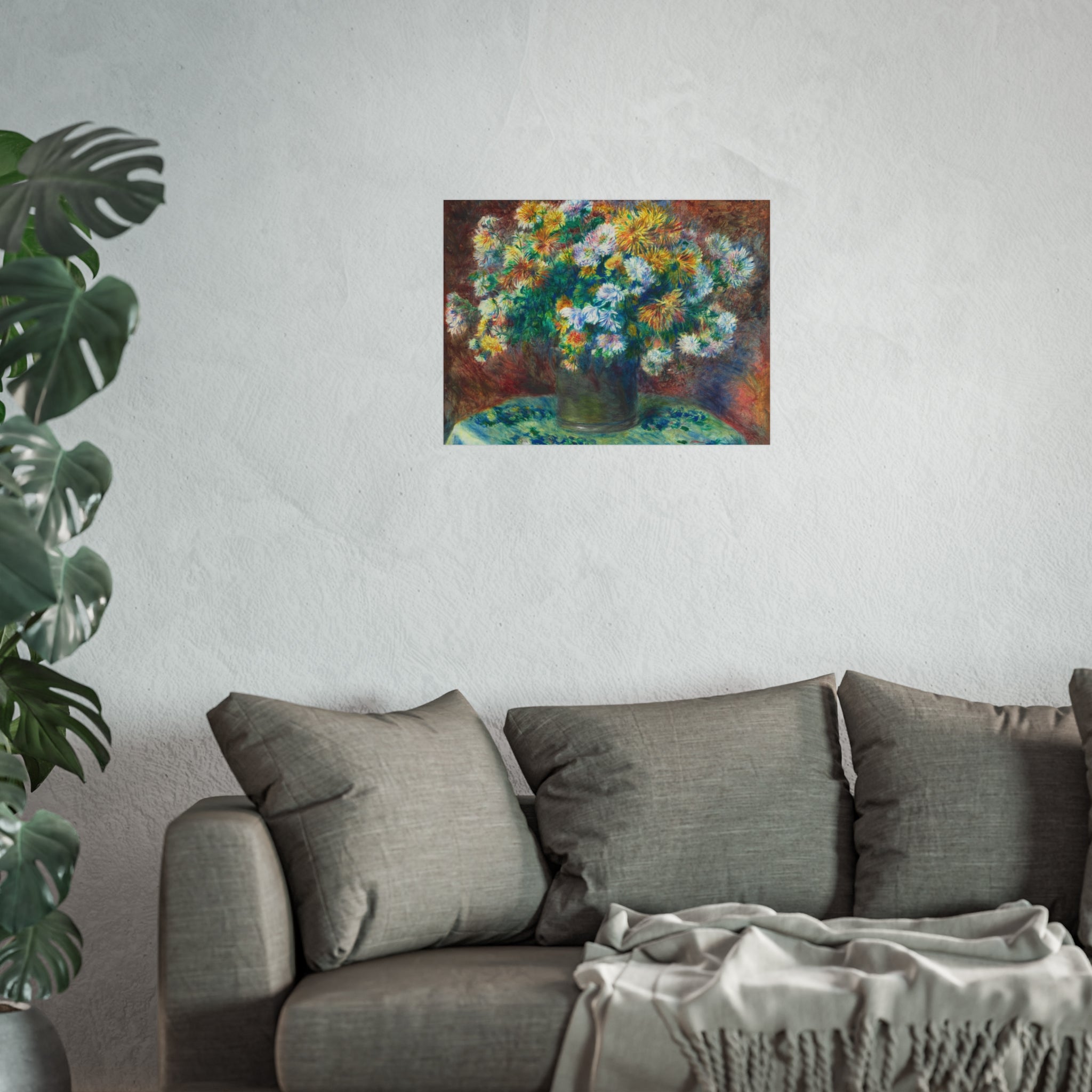 Pierre-Auguste Renoir - Chrysanthemums | Fine Art Poster