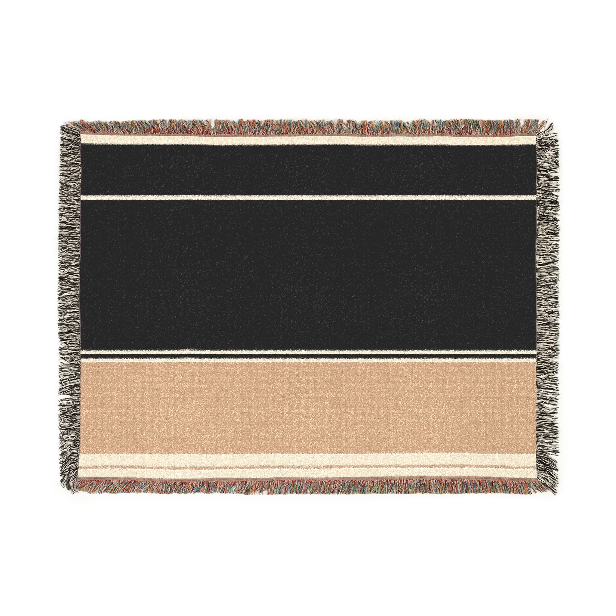 Ember Throw — Ink · Honey · Warm White
