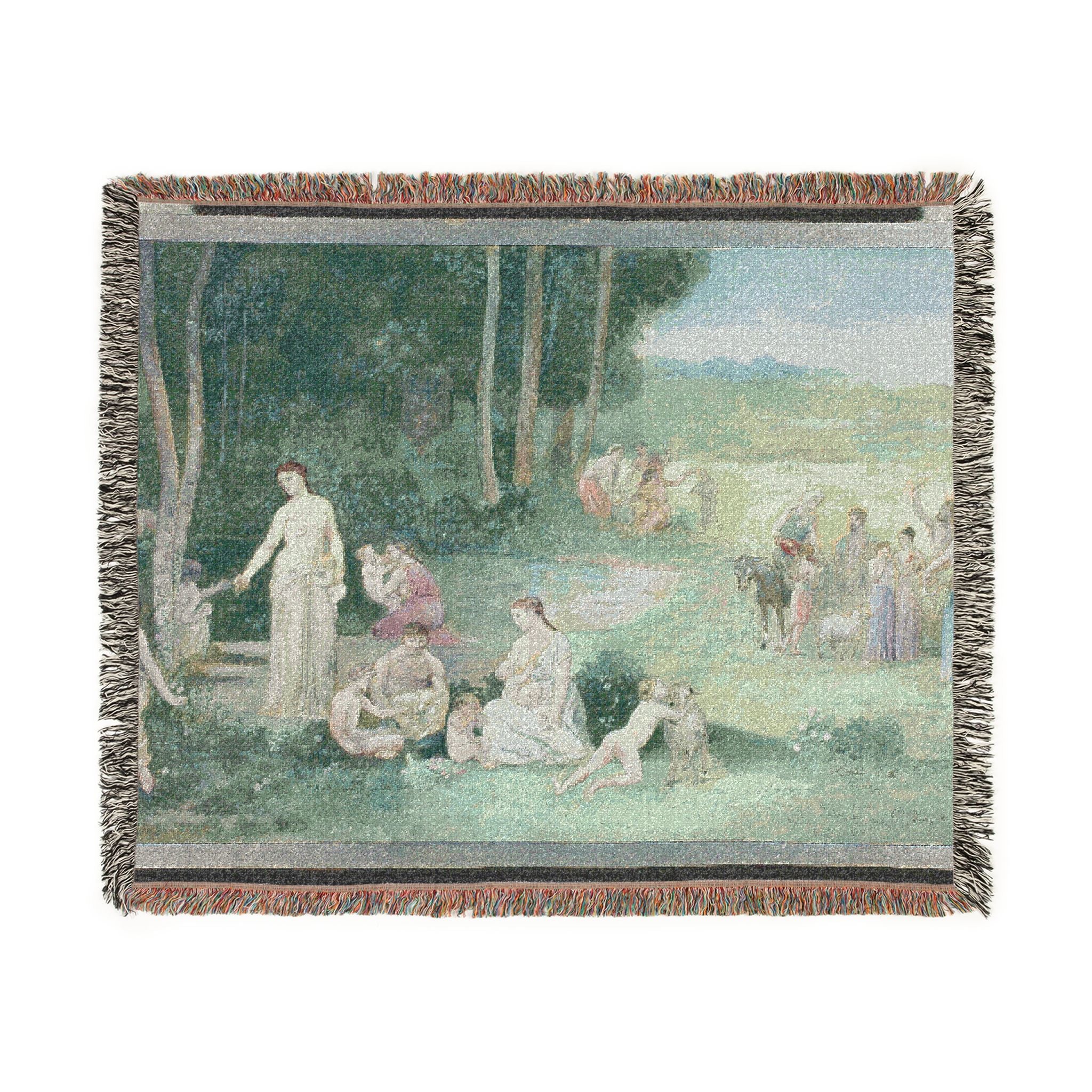Summer Pierre Puvis de Chavannes Tapestry Blanket