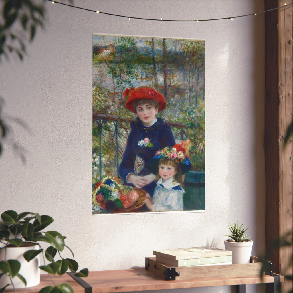 Pierre-Auguste Renoir - Two Sisters (On the Terrace) | Fine Art Poster