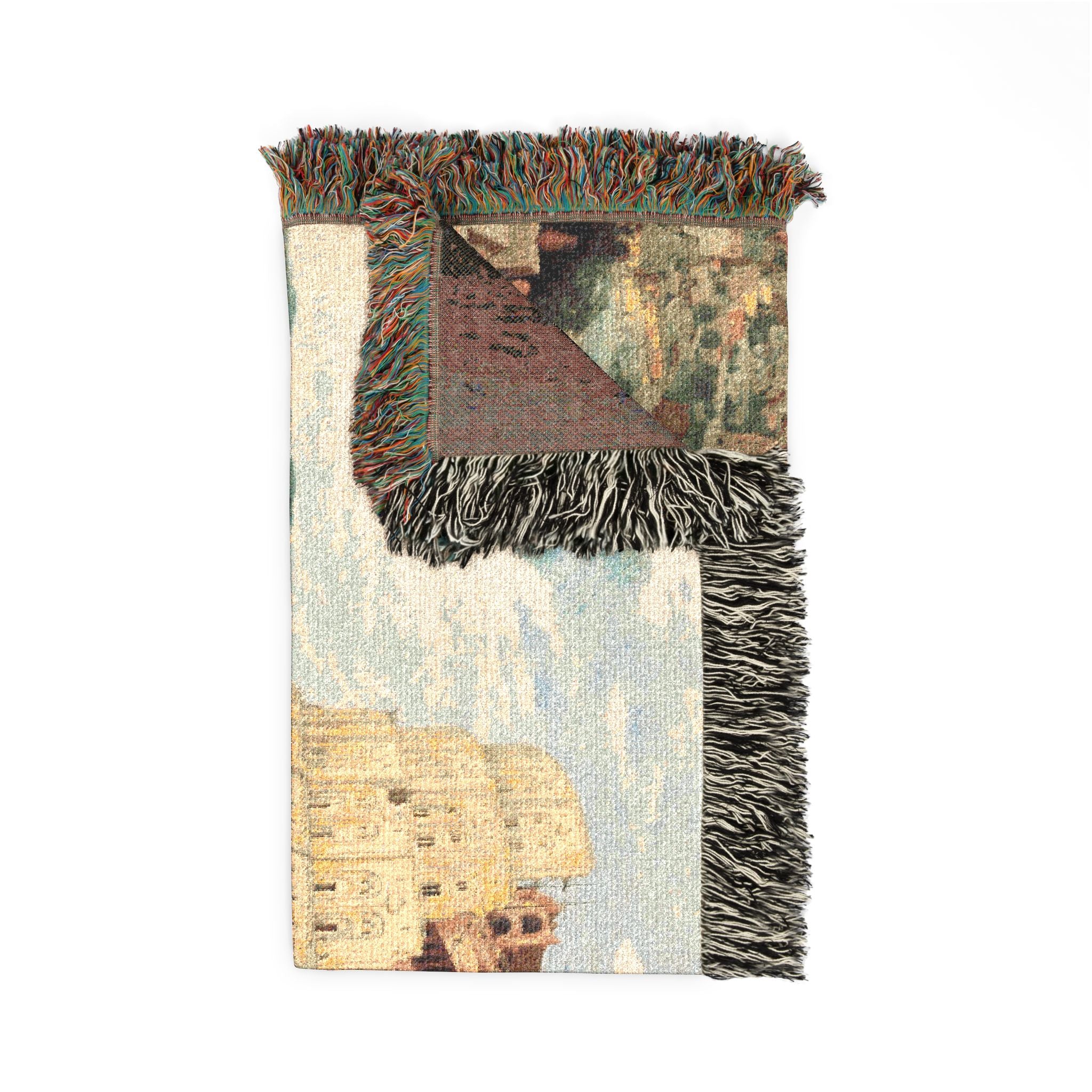 Pieter Bruegel the Elder - The Tower of Babel (Vienna) - Google Art Project - edited | Woven Tapestry Blanket