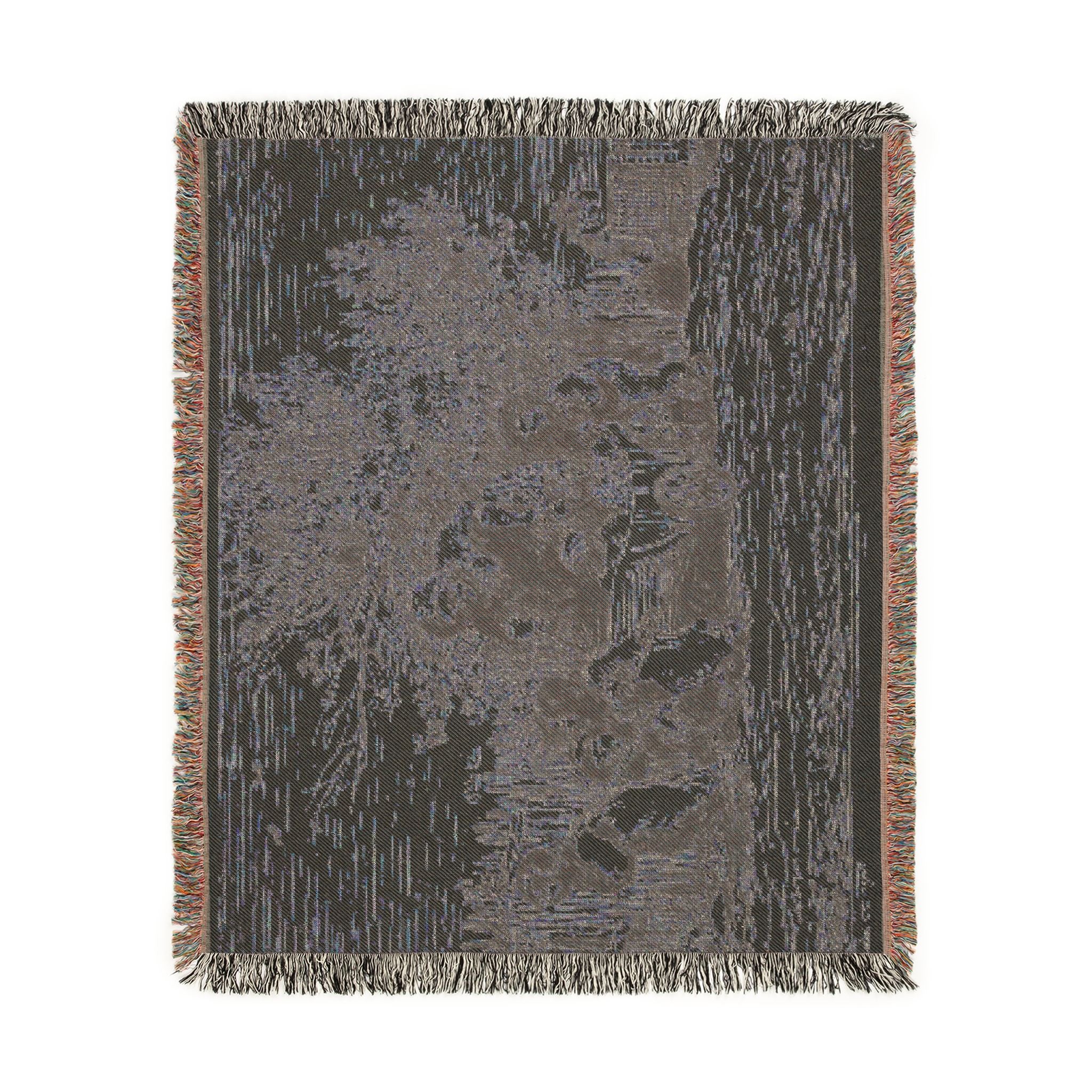 Charles François Daubigny - The Heritage of the Wagon (The Children with the Wagon) | Woven Tapestry Blanket
